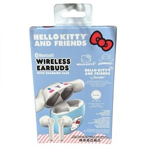 Cinnamoroll Bluetooth Wireless Earbuds w/ Charging Case – Sanrio             C2